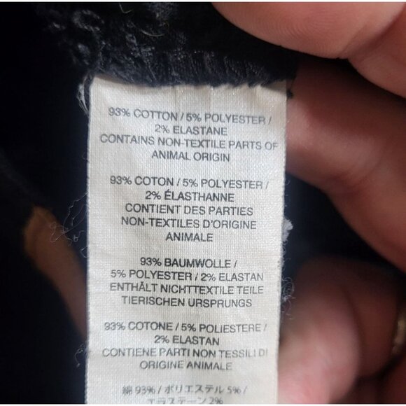 J. Crew Lookout Black High-Rise Skinny Denim Jeans Size 28 - Picture 10 of 11